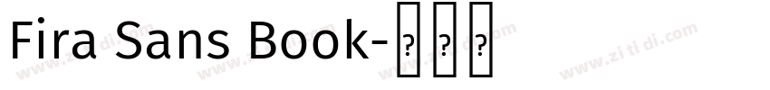 Fira Sans Book字体转换